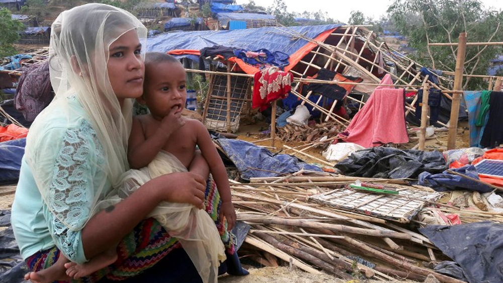 Rohingya camp in Bangladesh