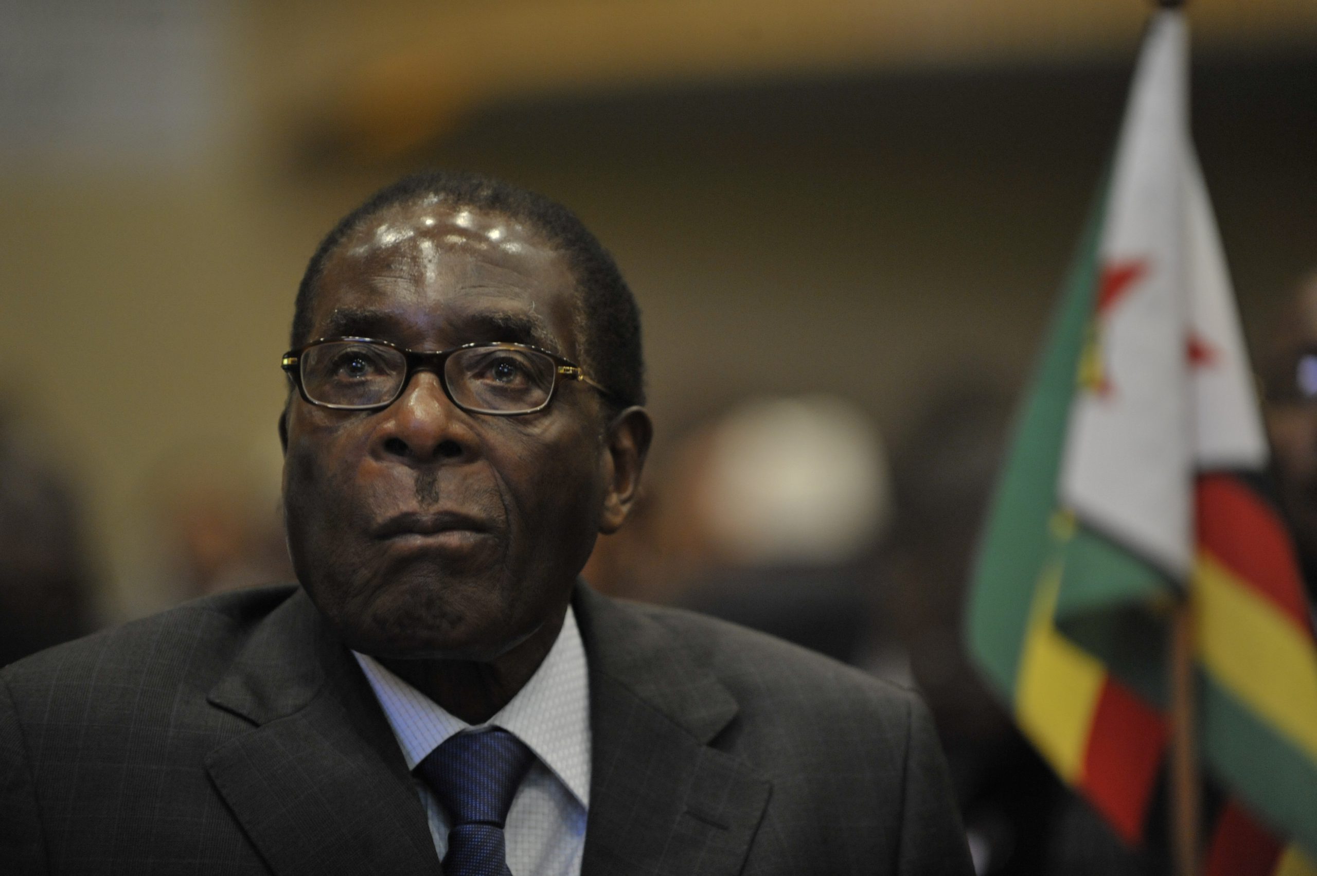 Robert Mugabe, at the 12th African Union Summit, 2009. Photo credit: U.S. Navy,Mass Communication Specialist 2nd Class Jesse B. Awalt/Released)