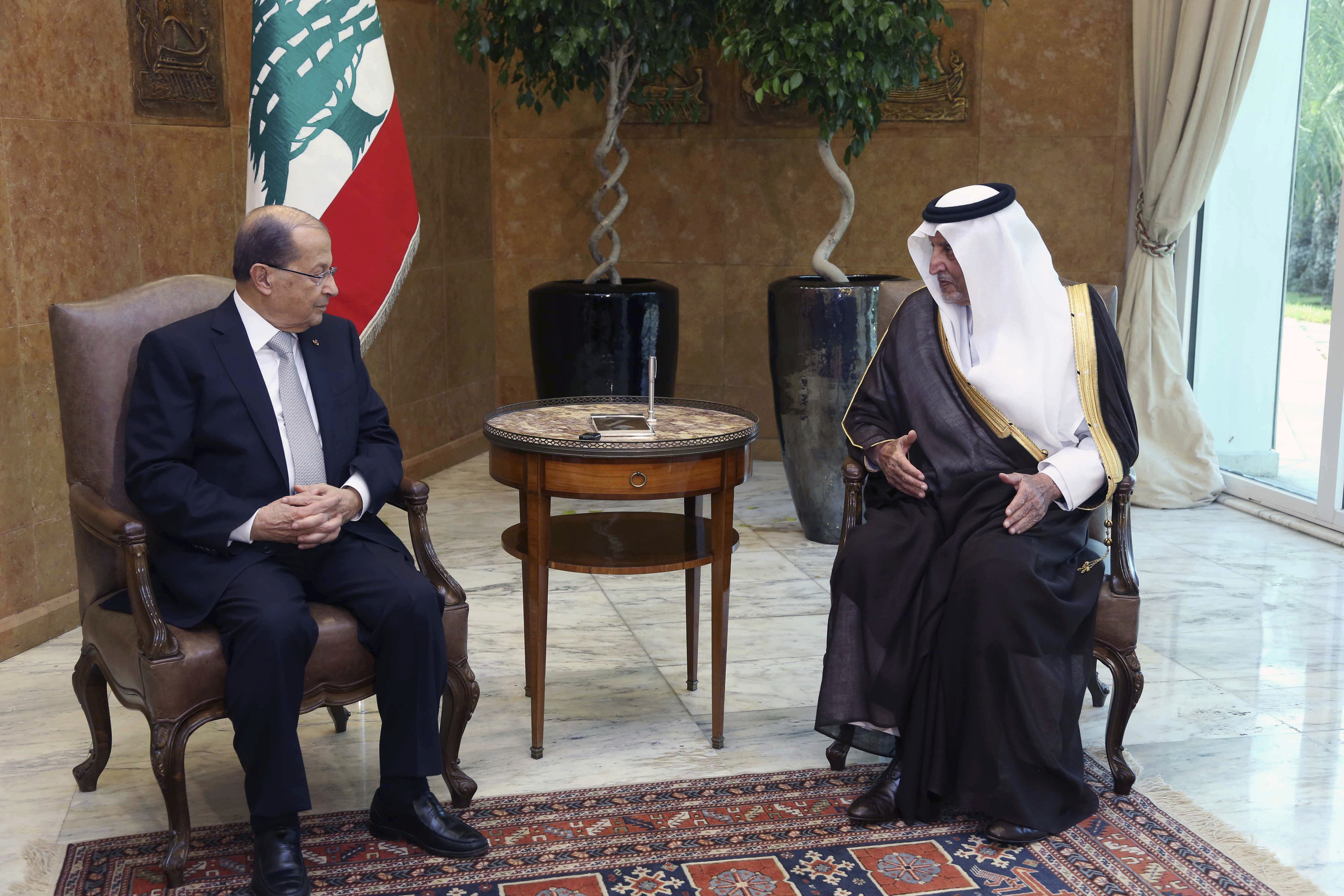 Lebanon’s president visits Riyadh