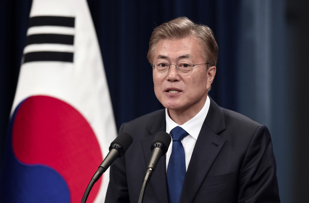 Moon Jae-in will address national assembly in Seoul regarding South Korea's state of the nation