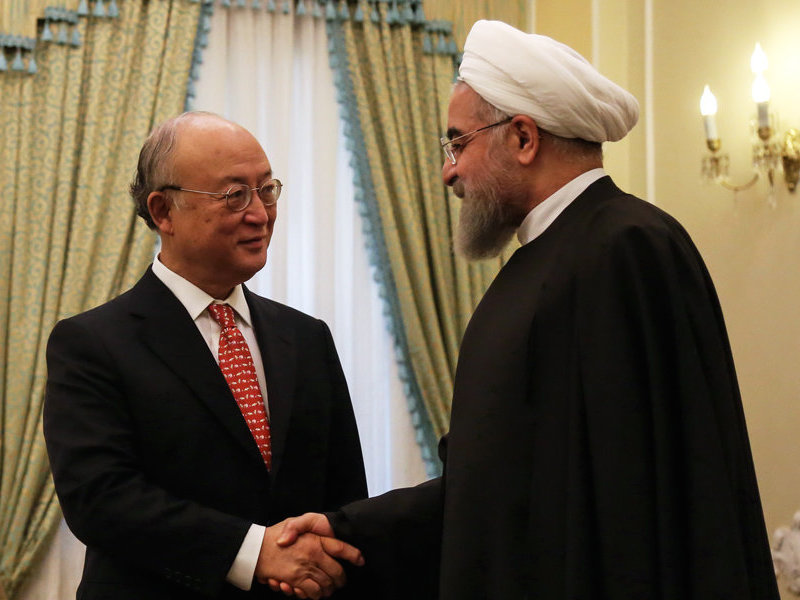 Rouhani and Amano IAEA