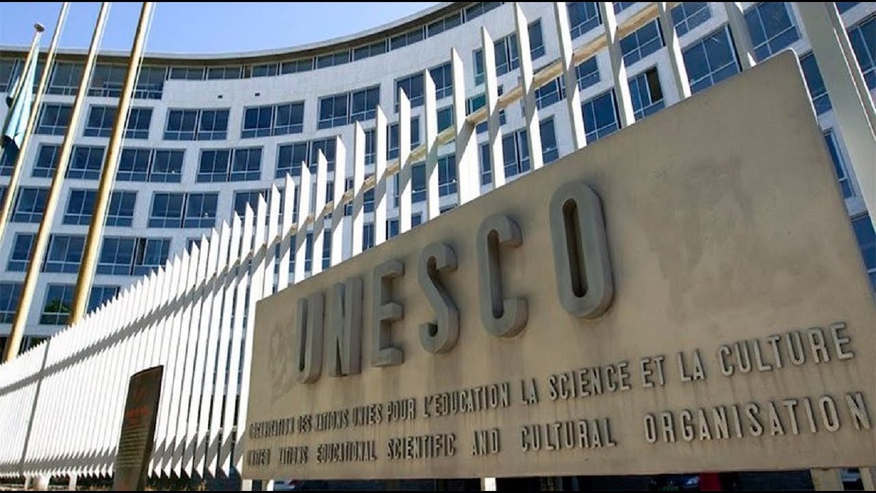 A general view of the UNESCO headquarters in Paris.