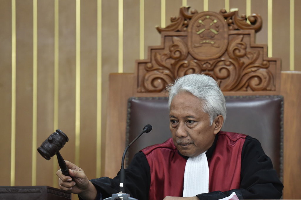 Indonesian judge in Setya Novanto pre-trial hearing