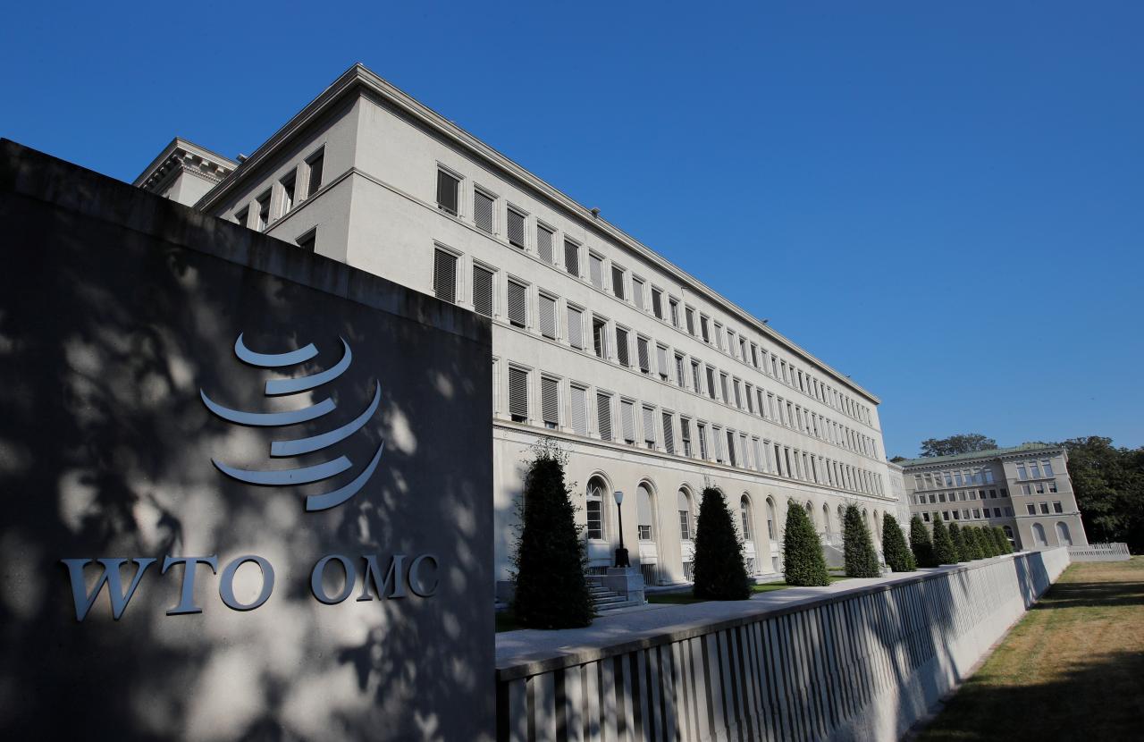 The World Trade Organization (WTO) headquarters are pictured in Geneva