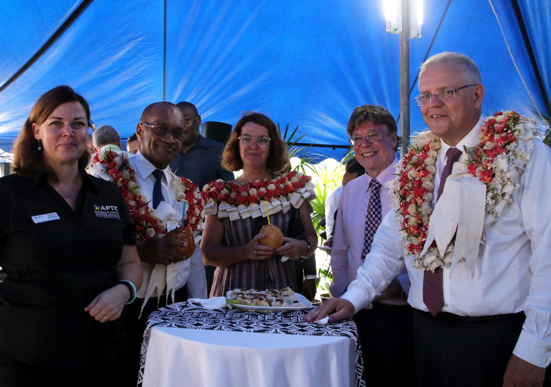 Aus PM Visit to APTC Joint Training Centre, FNU Derrick Campus / Pacific reset