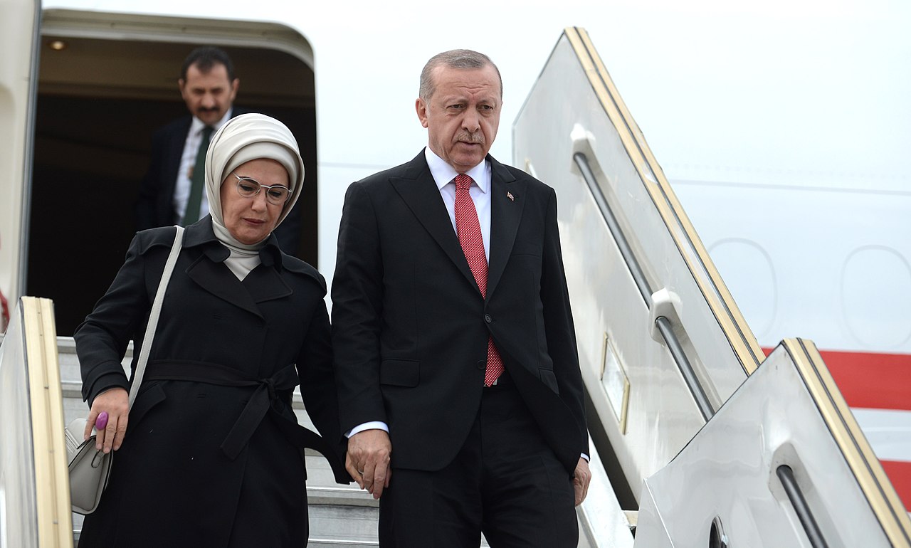 Arrival of Recep Tayyip Erdogan, President of Turkey / Turkish local elections