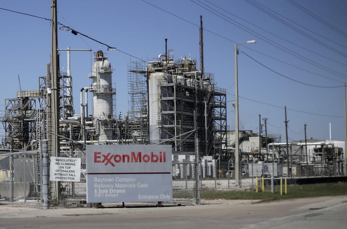 Exxon Mobil refinery in Baytown Texas