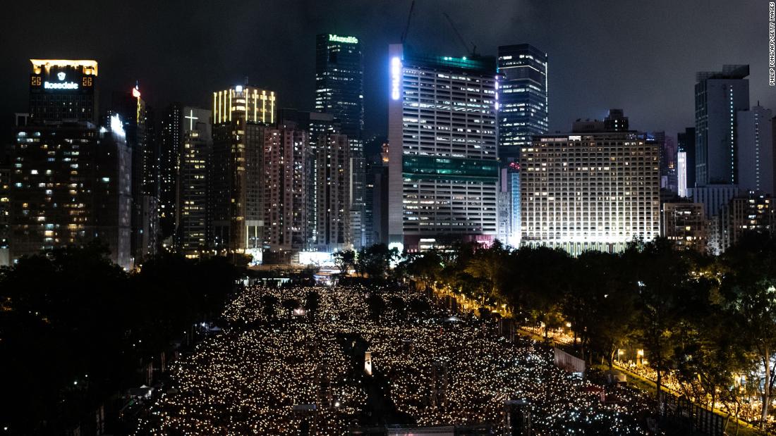 Hong Kong Tiananmen vigil