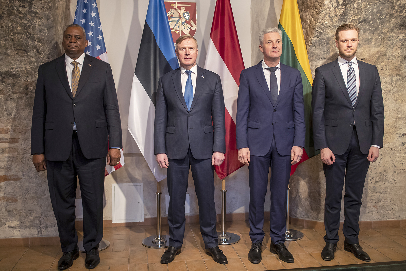 US Secretary of Defense Lloyd Austin Concludes Latvia Visit